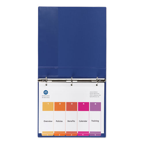 Avery® wholesale. AVERY Customizable Table Of Contents Ready Index Dividers With Multicolor Tabs, 5-tab, 1 To 5, 11 X 8.5, White, 3 Sets. HSD Wholesale: Janitorial Supplies, Breakroom Supplies, Office Supplies.