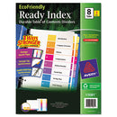 Avery® wholesale. AVERY Customizable Table Of Contents Ready Index Dividers With Multicolor Tabs, 8-tab, 1 To 8, 11 X 8.5, White, 3 Sets. HSD Wholesale: Janitorial Supplies, Breakroom Supplies, Office Supplies.