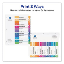 Load image into Gallery viewer, Avery® wholesale. AVERY Customizable Table Of Contents Ready Index Dividers With Multicolor Tabs, 12-tab, 1 To 12, 11 X 8.5, White, 3 Sets. HSD Wholesale: Janitorial Supplies, Breakroom Supplies, Office Supplies.