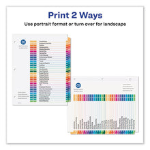 Load image into Gallery viewer, Avery® wholesale. AVERY Customizable Table Of Contents Ready Index Dividers With Multicolor Tabs, 31-tab, 1 To 31, 11 X 8.5, White, 1 Set. HSD Wholesale: Janitorial Supplies, Breakroom Supplies, Office Supplies.