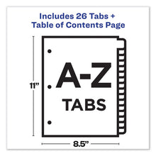 Load image into Gallery viewer, Avery® wholesale. AVERY Customizable Table Of Contents Ready Index Dividers With Multicolor Tabs, 26-tab, A To Z, 11 X 8.5, White, 1 Set. HSD Wholesale: Janitorial Supplies, Breakroom Supplies, Office Supplies.