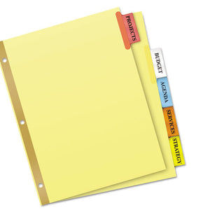 Avery® wholesale. AVERY Insertable Big Tab Dividers, 5-tab, Letter. HSD Wholesale: Janitorial Supplies, Breakroom Supplies, Office Supplies.