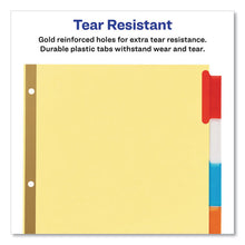 Load image into Gallery viewer, Avery® wholesale. AVERY Insertable Big Tab Dividers, 5-tab, Letter. HSD Wholesale: Janitorial Supplies, Breakroom Supplies, Office Supplies.