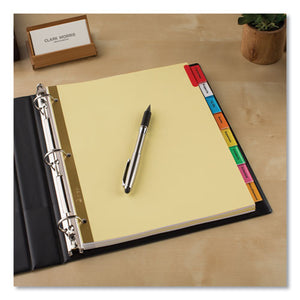 Avery® wholesale. AVERY Insertable Big Tab Dividers, 8-tab, Letter. HSD Wholesale: Janitorial Supplies, Breakroom Supplies, Office Supplies.