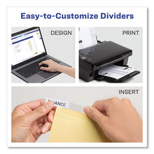 Load image into Gallery viewer, Avery® wholesale. AVERY Insertable Big Tab Dividers, 5-tab, Letter, 24 Sets. HSD Wholesale: Janitorial Supplies, Breakroom Supplies, Office Supplies.