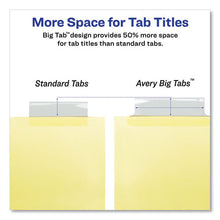 Load image into Gallery viewer, Avery® wholesale. AVERY Insertable Big Tab Dividers, 5-tab, Letter, 24 Sets. HSD Wholesale: Janitorial Supplies, Breakroom Supplies, Office Supplies.