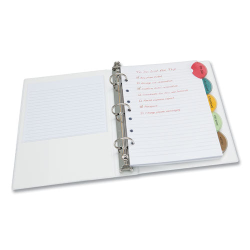 Avery® wholesale. AVERY Insertable Style Edge Tab Plastic Dividers, 7-hole Punched, 5-tab, 8.5 X 5.5, Translucent, 1 Set. HSD Wholesale: Janitorial Supplies, Breakroom Supplies, Office Supplies.