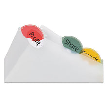 Load image into Gallery viewer, Avery® wholesale. AVERY Insertable Style Edge Tab Plastic Dividers, 7-hole Punched, 5-tab, 8.5 X 5.5, Translucent, 1 Set. HSD Wholesale: Janitorial Supplies, Breakroom Supplies, Office Supplies.