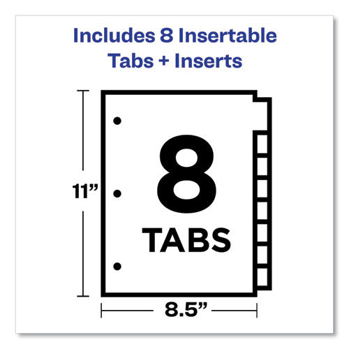 Avery® wholesale. AVERY Insertable Big Tab Dividers, 8-tab, Letter. HSD Wholesale: Janitorial Supplies, Breakroom Supplies, Office Supplies.