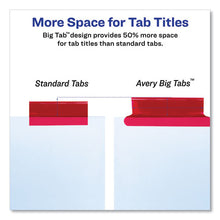 Load image into Gallery viewer, Avery® wholesale. AVERY Insertable Big Tab Dividers, 8-tab, Letter. HSD Wholesale: Janitorial Supplies, Breakroom Supplies, Office Supplies.