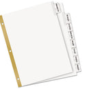 Avery® wholesale. AVERY Insertable Big Tab Dividers, 8-tab, Letter. HSD Wholesale: Janitorial Supplies, Breakroom Supplies, Office Supplies.