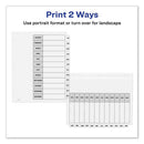 Avery® wholesale. AVERY Customizable Toc Ready Index Black And White Dividers, 12-tab, Letter. HSD Wholesale: Janitorial Supplies, Breakroom Supplies, Office Supplies.