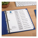 Avery® wholesale. AVERY Customizable Toc Ready Index Black And White Dividers, 12-tab, Letter. HSD Wholesale: Janitorial Supplies, Breakroom Supplies, Office Supplies.