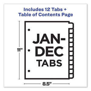 Avery® wholesale. AVERY Customizable Toc Ready Index Multicolor Dividers, 12-tab, Letter. HSD Wholesale: Janitorial Supplies, Breakroom Supplies, Office Supplies.