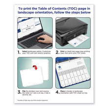 Load image into Gallery viewer, Avery® wholesale. AVERY Customizable Toc Ready Index Black And White Dividers, 12-tab, Letter. HSD Wholesale: Janitorial Supplies, Breakroom Supplies, Office Supplies.