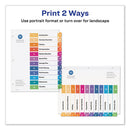 Avery® wholesale. AVERY Customizable Toc Ready Index Multicolor Dividers, 12-tab, Letter. HSD Wholesale: Janitorial Supplies, Breakroom Supplies, Office Supplies.