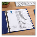 Avery® wholesale. AVERY Customizable Toc Ready Index Black And White Dividers, 15-tab, Letter. HSD Wholesale: Janitorial Supplies, Breakroom Supplies, Office Supplies.