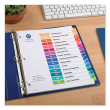 Load image into Gallery viewer, Avery® wholesale. AVERY Customizable Toc Ready Index Multicolor Dividers, 15-tab, Letter. HSD Wholesale: Janitorial Supplies, Breakroom Supplies, Office Supplies.