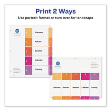 Load image into Gallery viewer, Avery® wholesale. AVERY Customizable Toc Ready Index Multicolor Dividers, 5-tab, Letter, 24 Sets. HSD Wholesale: Janitorial Supplies, Breakroom Supplies, Office Supplies.