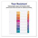 Avery® wholesale. AVERY Customizable Toc Ready Index Multicolor Dividers, 8-tab, Letter, 6 Sets. HSD Wholesale: Janitorial Supplies, Breakroom Supplies, Office Supplies.