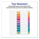 Avery® wholesale. AVERY Customizable Toc Ready Index Multicolor Dividers, 10-tab, Letter, 6 Sets. HSD Wholesale: Janitorial Supplies, Breakroom Supplies, Office Supplies.