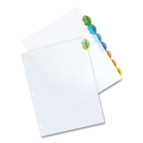 Avery® wholesale. AVERY Insertable Style Edge Tab Plastic Dividers, 8-tab, 11 X 8.5, Translucent, 1 Set. HSD Wholesale: Janitorial Supplies, Breakroom Supplies, Office Supplies.