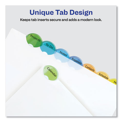 Avery® wholesale. AVERY Insertable Style Edge Tab Plastic Dividers, 8-tab, 11 X 8.5, Translucent, 1 Set. HSD Wholesale: Janitorial Supplies, Breakroom Supplies, Office Supplies.