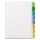 Avery® wholesale. AVERY Insertable Style Edge Tab Plastic Dividers, 8-tab, 11 X 8.5, Translucent, 1 Set. HSD Wholesale: Janitorial Supplies, Breakroom Supplies, Office Supplies.