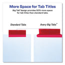 Avery® wholesale. AVERY Insertable Big Tab Dividers, 5-tab, 11 1-8 X 9 1-4. HSD Wholesale: Janitorial Supplies, Breakroom Supplies, Office Supplies.
