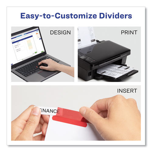 Avery® wholesale. AVERY Insertable Big Tab Dividers, 5-tab, 11 1-8 X 9 1-4. HSD Wholesale: Janitorial Supplies, Breakroom Supplies, Office Supplies.