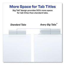 Load image into Gallery viewer, Avery® wholesale. AVERY Insertable Big Tab Dividers, 5-tab, 11 1-8 X 9 1-4. HSD Wholesale: Janitorial Supplies, Breakroom Supplies, Office Supplies.