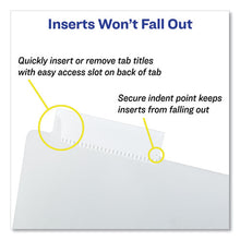 Load image into Gallery viewer, Avery® wholesale. AVERY Insertable Big Tab Dividers, 5-tab, 11 1-8 X 9 1-4. HSD Wholesale: Janitorial Supplies, Breakroom Supplies, Office Supplies.