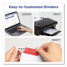 Load image into Gallery viewer, Avery® wholesale. AVERY Insertable Dividers W-single Pockets, 5-tab, 11 1-4 X 9 1-8. HSD Wholesale: Janitorial Supplies, Breakroom Supplies, Office Supplies.