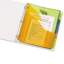 Avery® wholesale. AVERY Insertable Big Tab Plastic Three-pocket Corner Lock Dividers, 5-tab, 11.13 X 9.25, Assorted, 1 Set. HSD Wholesale: Janitorial Supplies, Breakroom Supplies, Office Supplies.