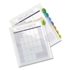 Avery® wholesale. AVERY Insertable Style Edge Tab Plastic 1-pocket Dividers, 8-tab, 11.25 X 9.25, Translucent, 1 Set. HSD Wholesale: Janitorial Supplies, Breakroom Supplies, Office Supplies.