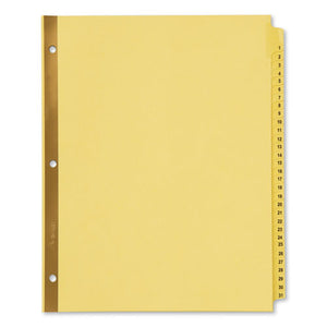 Avery® wholesale. AVERY Preprinted Laminated Tab Dividers W-gold Reinforced Binding Edge, 31-tab, Letter. HSD Wholesale: Janitorial Supplies, Breakroom Supplies, Office Supplies.