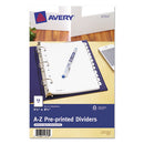 Avery® wholesale. AVERY Preprinted Tab Dividers, 12-tab, 8.5 X 5 1-2. HSD Wholesale: Janitorial Supplies, Breakroom Supplies, Office Supplies.