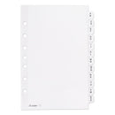 Avery® wholesale. AVERY Preprinted Tab Dividers, 12-tab, 8.5 X 5 1-2. HSD Wholesale: Janitorial Supplies, Breakroom Supplies, Office Supplies.