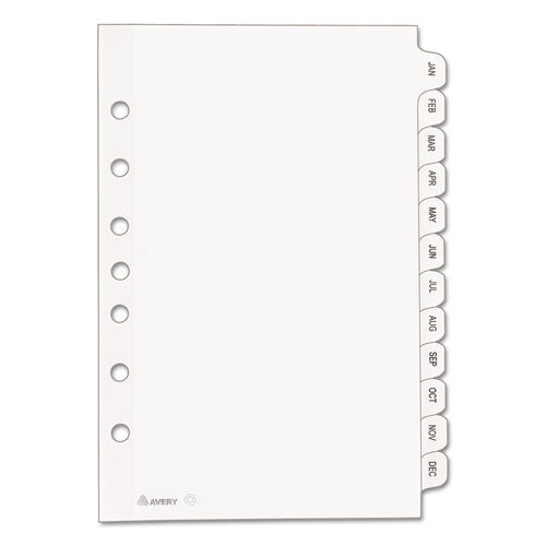Avery® wholesale. AVERY Preprinted Tab Dividers, 12-tab, 8.5 X 5 1-2. HSD Wholesale: Janitorial Supplies, Breakroom Supplies, Office Supplies.