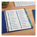 Avery® wholesale. AVERY Customizable Toc Ready Index Double Column Multicolor Dividers, 24-tab, Letter. HSD Wholesale: Janitorial Supplies, Breakroom Supplies, Office Supplies.