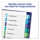 Avery® wholesale. AVERY Customizable Toc Ready Index Double Column Multicolor Dividers, 24-tab, Letter. HSD Wholesale: Janitorial Supplies, Breakroom Supplies, Office Supplies.
