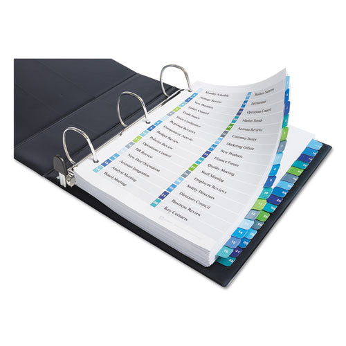 Avery® wholesale. AVERY Customizable Toc Ready Index Double Column Multicolor Dividers, 32-tab, Letter. HSD Wholesale: Janitorial Supplies, Breakroom Supplies, Office Supplies.