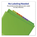 Avery® wholesale. AVERY Durable Preprinted Plastic Tab Dividers, 12-tab, A To Z, 11 X 8.5, Assorted, 1 Set. HSD Wholesale: Janitorial Supplies, Breakroom Supplies, Office Supplies.