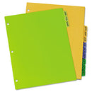 Avery® wholesale. AVERY Durable Preprinted Plastic Tab Dividers, 12-tab, Jan. To Dec., 11 X 8.5, Assorted, 1 Set. HSD Wholesale: Janitorial Supplies, Breakroom Supplies, Office Supplies.