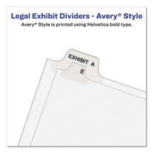 Load image into Gallery viewer, Avery® wholesale. AVERY Preprinted Legal Exhibit Side Tab Index Dividers, Avery Style, 26-tab, 26 To 50, 11 X 8.5, White, 1 Set. HSD Wholesale: Janitorial Supplies, Breakroom Supplies, Office Supplies.