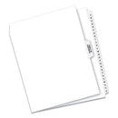 Avery® wholesale. AVERY Preprinted Legal Exhibit Side Tab Index Dividers, Avery Style, 27-tab, A To Z, 11 X 8.5, White, 1 Set. HSD Wholesale: Janitorial Supplies, Breakroom Supplies, Office Supplies.