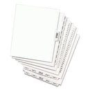 Avery® wholesale. AVERY Preprinted Legal Exhibit Side Tab Index Dividers, Avery Style, 27-tab, A To Z, 11 X 8.5, White, 1 Set. HSD Wholesale: Janitorial Supplies, Breakroom Supplies, Office Supplies.