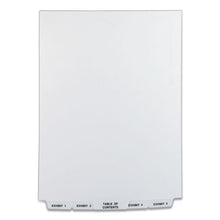 Load image into Gallery viewer, Avery® wholesale. AVERY Preprinted Legal Exhibit Bottom Tab Index Dividers, Avery Style, 26-tab, Exhibit 1 To Exhibit 25, 11 X 8.5, White, 1 Set. HSD Wholesale: Janitorial Supplies, Breakroom Supplies, Office Supplies.