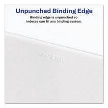 Load image into Gallery viewer, Avery® wholesale. AVERY Preprinted Legal Exhibit Bottom Tab Index Dividers, Avery Style, 26-tab, Exhibit 1 To Exhibit 25, 11 X 8.5, White, 1 Set. HSD Wholesale: Janitorial Supplies, Breakroom Supplies, Office Supplies.