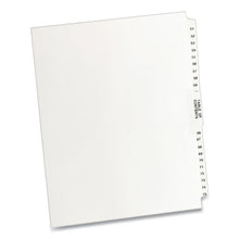 Load image into Gallery viewer, Avery® wholesale. AVERY Preprinted Legal Exhibit Side Tab Index Dividers, Avery Style, 26-tab, 51 To 75, 11 X 8.5, White, 1 Set. HSD Wholesale: Janitorial Supplies, Breakroom Supplies, Office Supplies.